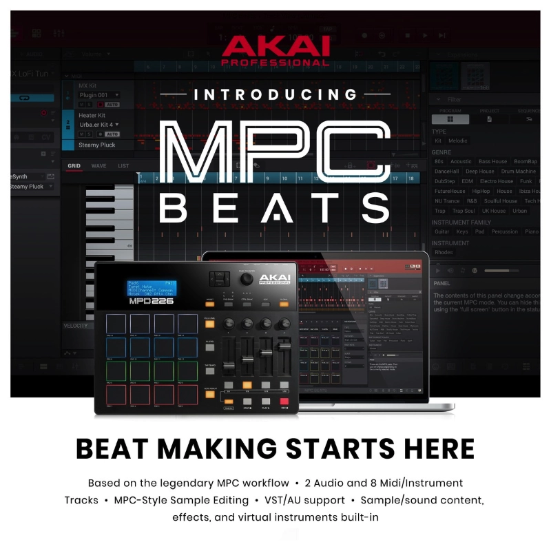 Akai Professional MPD226 Controller 16 Pad MIDI Over USB
