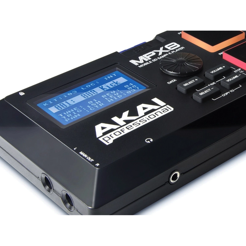 Akai Professional MPX8 Riproduttore di Campioni da SD/SDHC Card