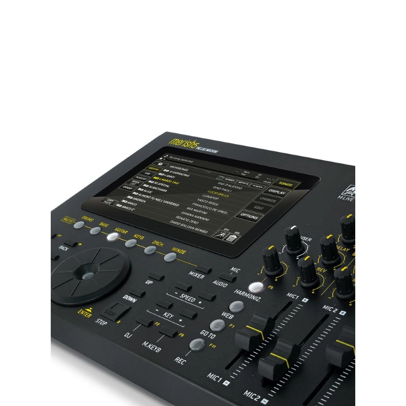 Mlive Merish 5 X2 Lettore Touch Screen di Basi Musicali, File MIDI e Video con Testo
