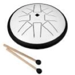 SELA SE363 Hand Pan 8 note 6"G Minor White, 8 note