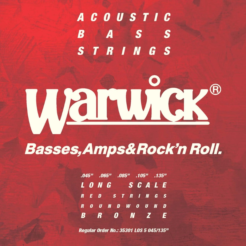 Warwick Red Label Basso Acustico 5 corde 45/135 Set