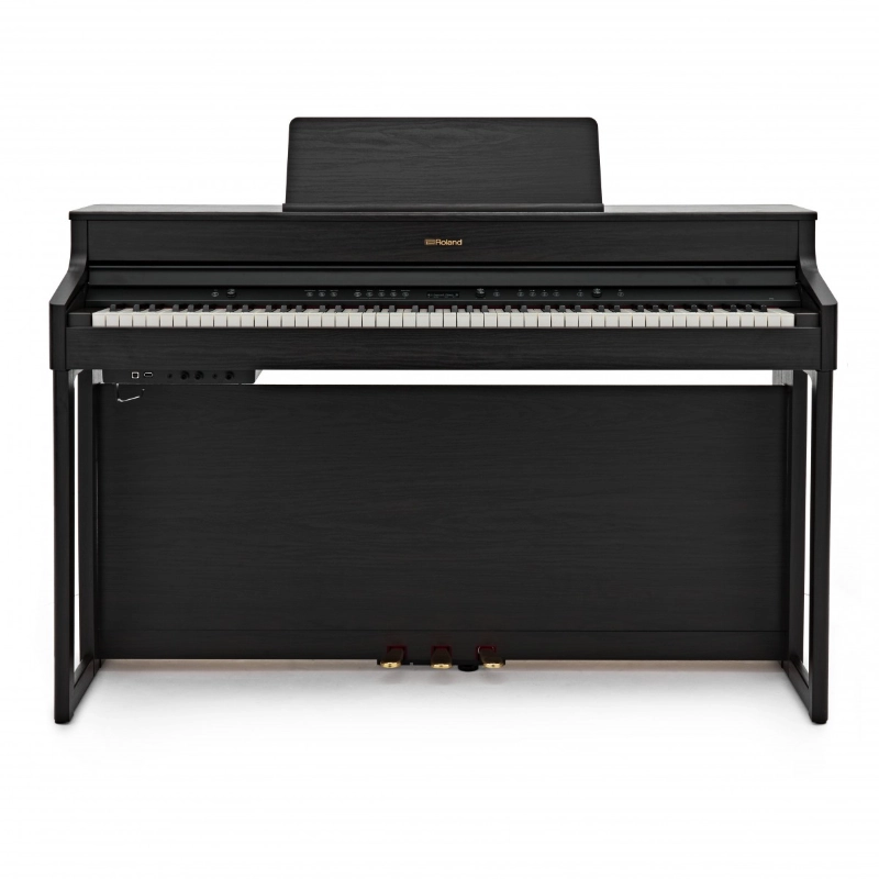 Roland HP702 CH Pianoforte Digitale 88 Tasti Charcoal Black con Mobile Nero Satinato