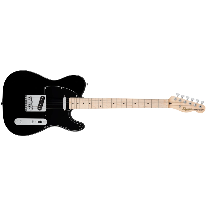 Squier FSR Affinity Series™ Telecaster®, Maple Fingerboard, Black Pickguard, Black 0378203506