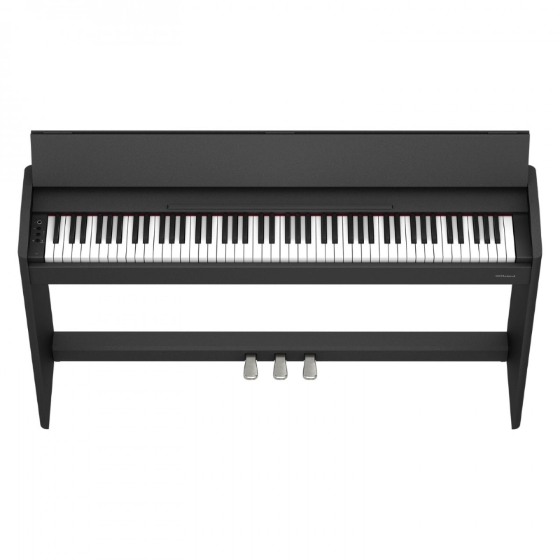 Roland F107 BKX Pianoforte Digitale Amplificato Nero con Mobile Compatto