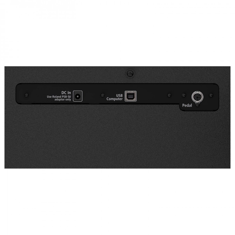 Roland F107 BKX Pianoforte Digitale Amplificato Nero con Mobile Compatto