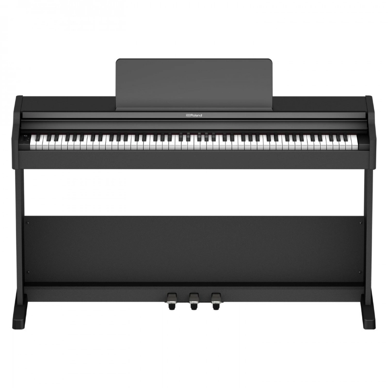 Roland RP107 BKX Pianoforte Digitale Amplificato con Mobile Nero Satinato