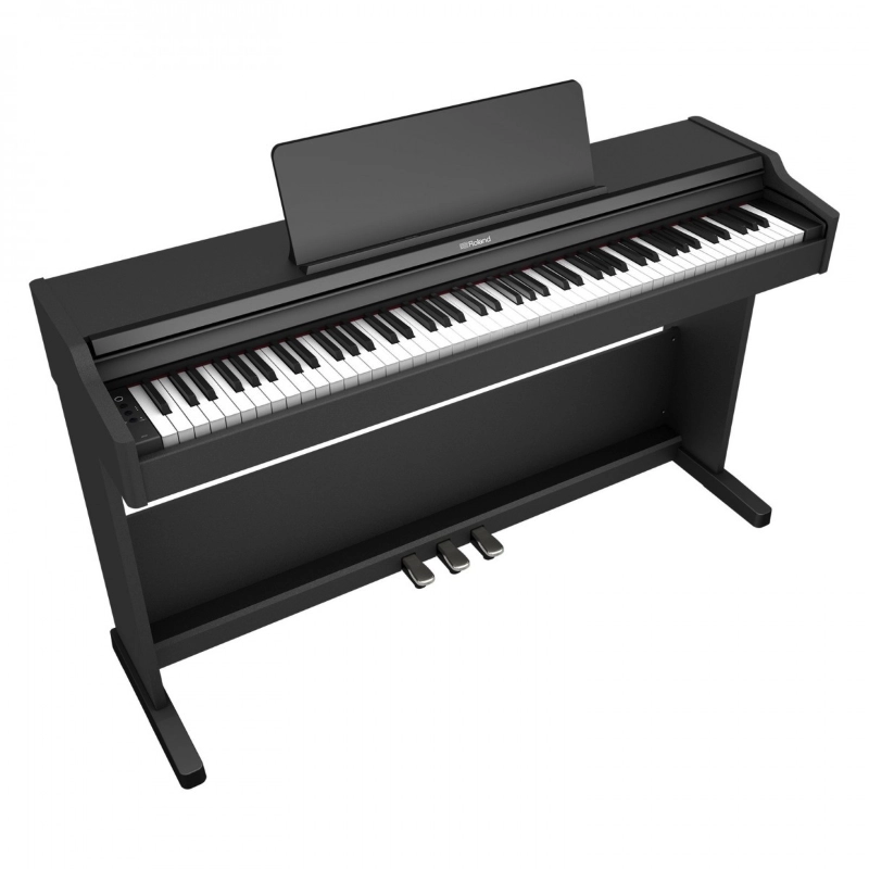 Roland RP107 BKX Pianoforte Digitale Amplificato con Mobile Nero Satinato