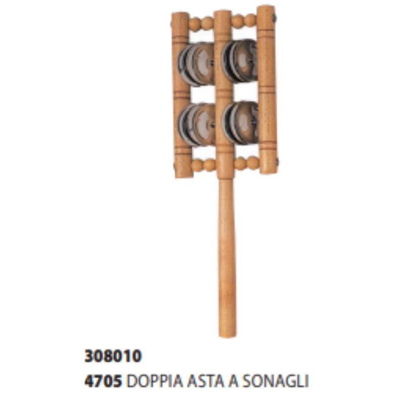 Honsuy 4705 Asta doppia con 4 paia piattini