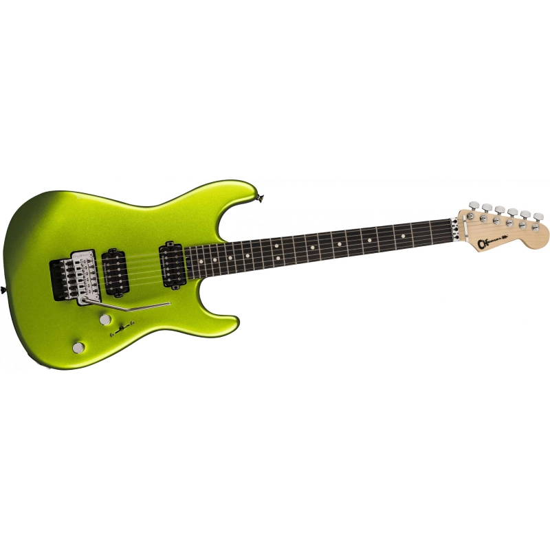 Charvel Pro-Mod San Dimas® Style 1 HH FR E, Ebony Fingerboard, Lime Green Metallic 2965831518