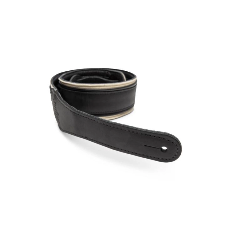 Taylor American Dream Leather Strap, White/Black, Taylor,2.5"