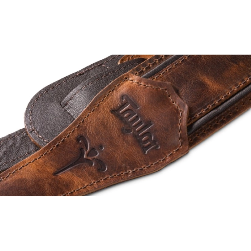 Taylor Fountain Strap,Leather,2.5",Weathered Brn