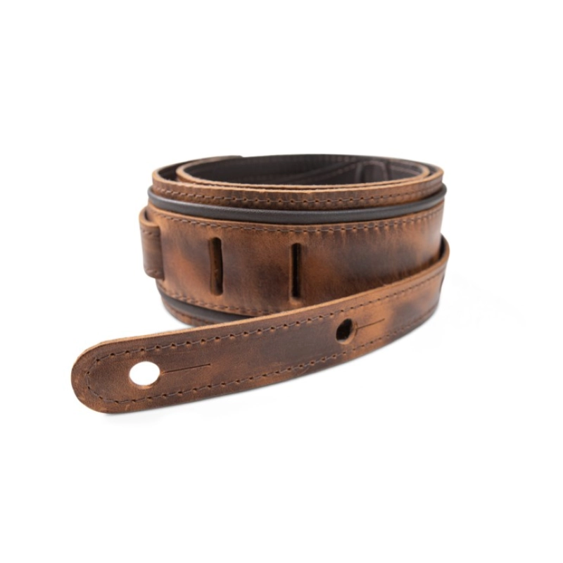 Taylor Fountain Strap,Leather,2.5",Weathered Brn