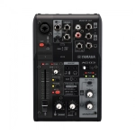 Yamaha AG03MKIIB Mixer Live Straming 3 Canali con Interfaccia Audio USB Nero