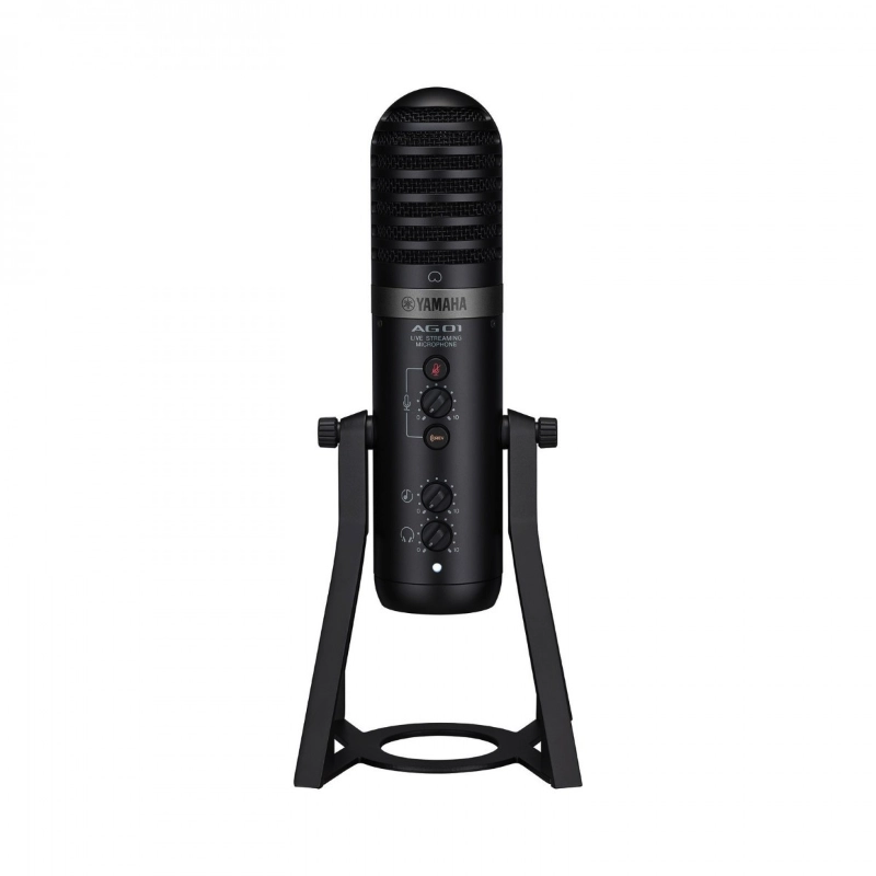 Yamaha AG01BL Microfono USB per Live Streaming Nero