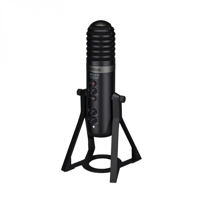 Yamaha AG01BL Microfono USB per Live Streaming Nero