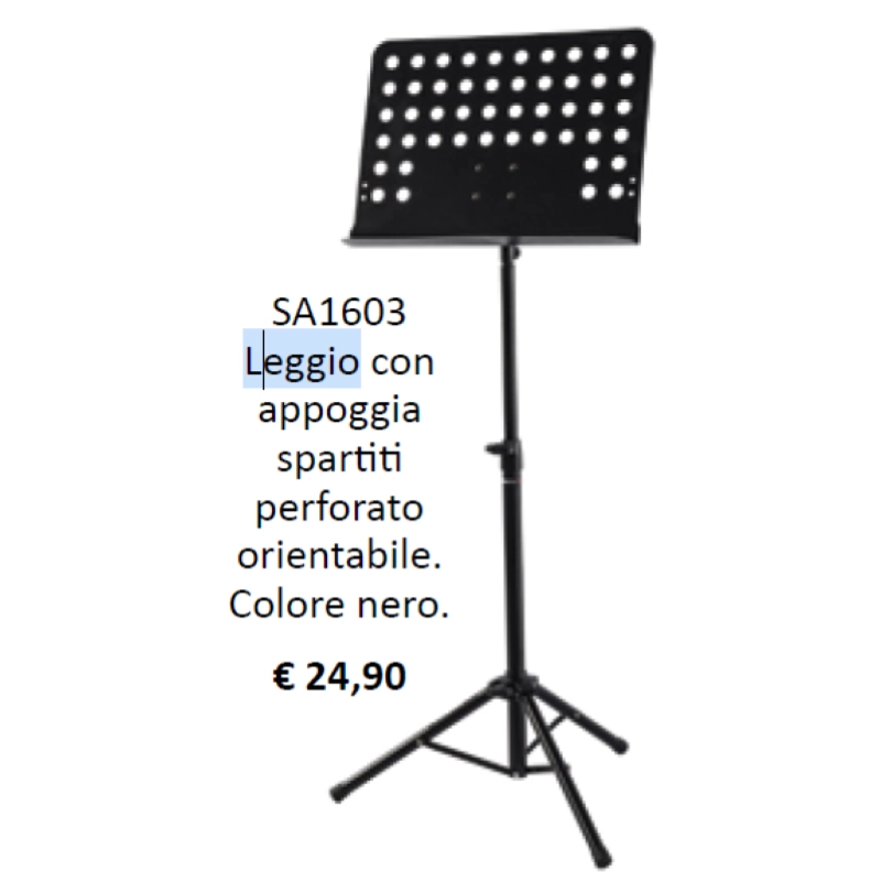 Leggio SA1603 direttore perforato