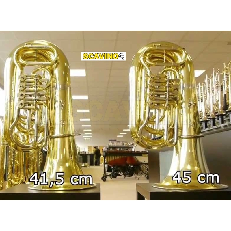 St. Petersburg 202LD Tuba in Sib 4 Cilindri con Campana da 450 mm