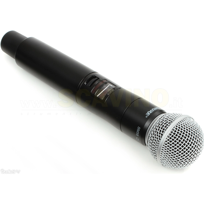 Shure QLXD2 SM58 Trasmettitore Digitale a Mano Dinamico Cardioide