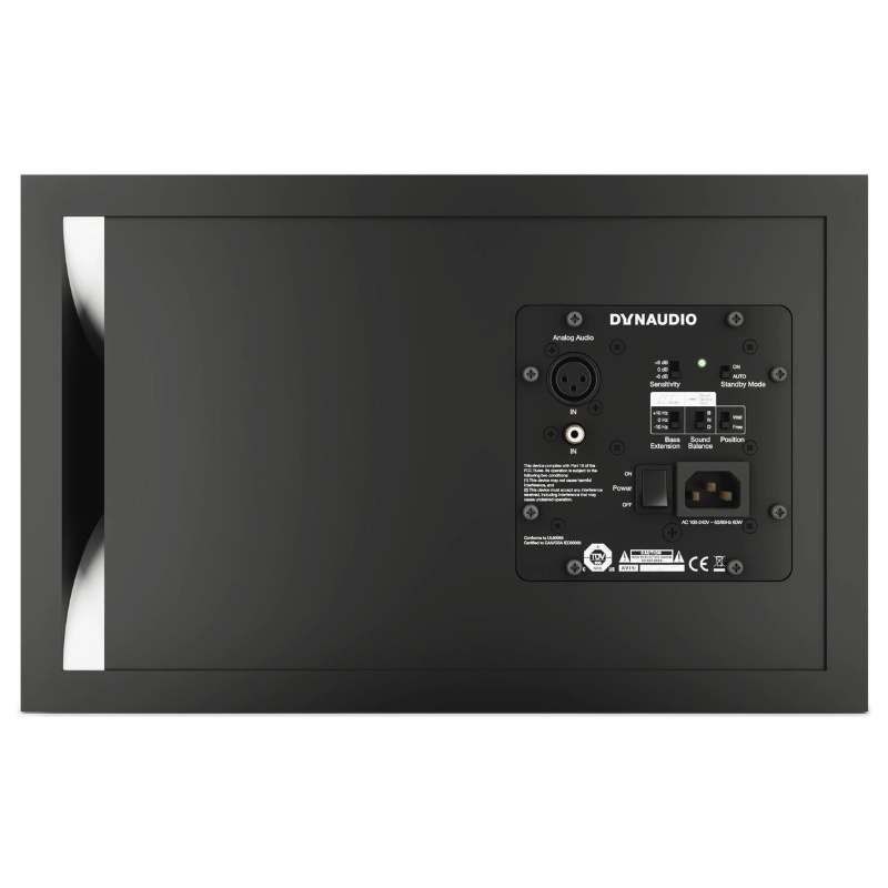 Dynaudio LYD48 Right Studio Monitor Destro Amplificato 8"/4"/1" 180W Nero