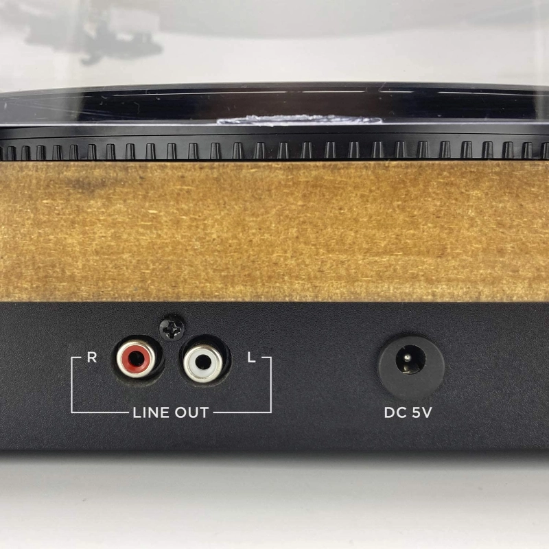 Aiwa GBTUR120 WD MKII Giradischi finitura legno amplificato 5w + 5W