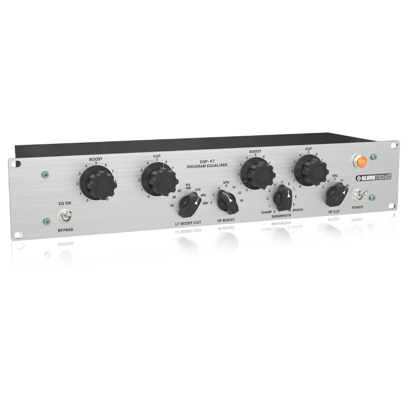 Klark Teknik EQP KT Equalizzatore Valvore 1 Canale 2 Bande con Selezione della Frequenza Commutabile