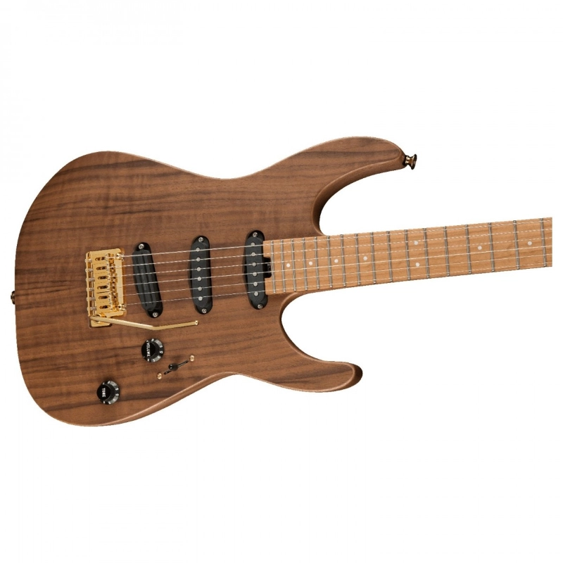 Charvel Pro-Mod DK22 SSS 2PT CM Mahogany with Walnut, Caramelized Maple Fingerboard, Natural 2969016557