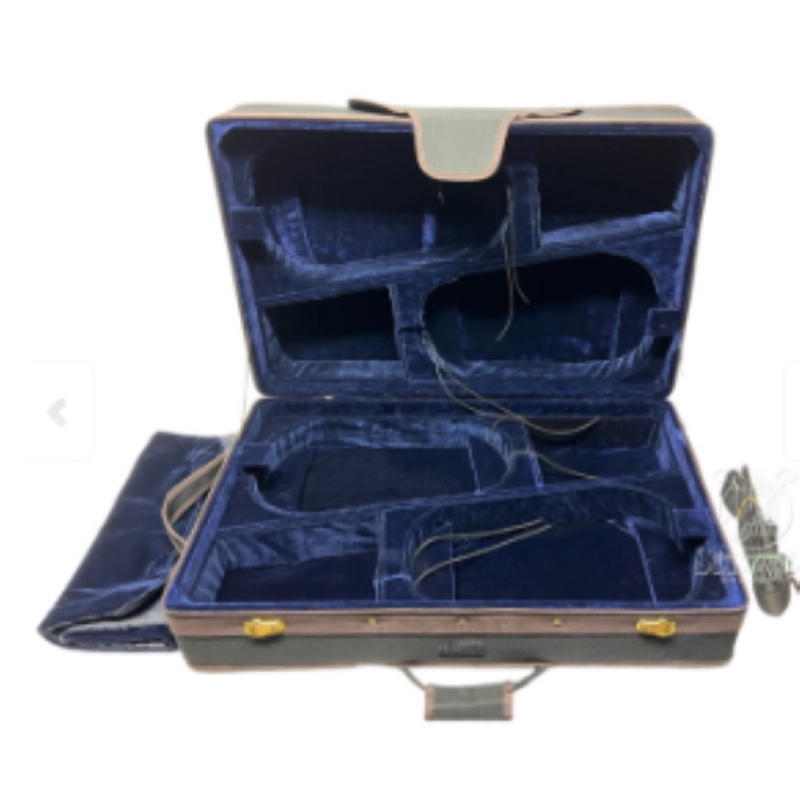 ASTUCCIO 4 VIOLINI BRUCK BLU