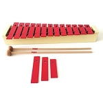 HONSUY 4902 Glockenspiel Soprano Diatonico Rosso Do-La