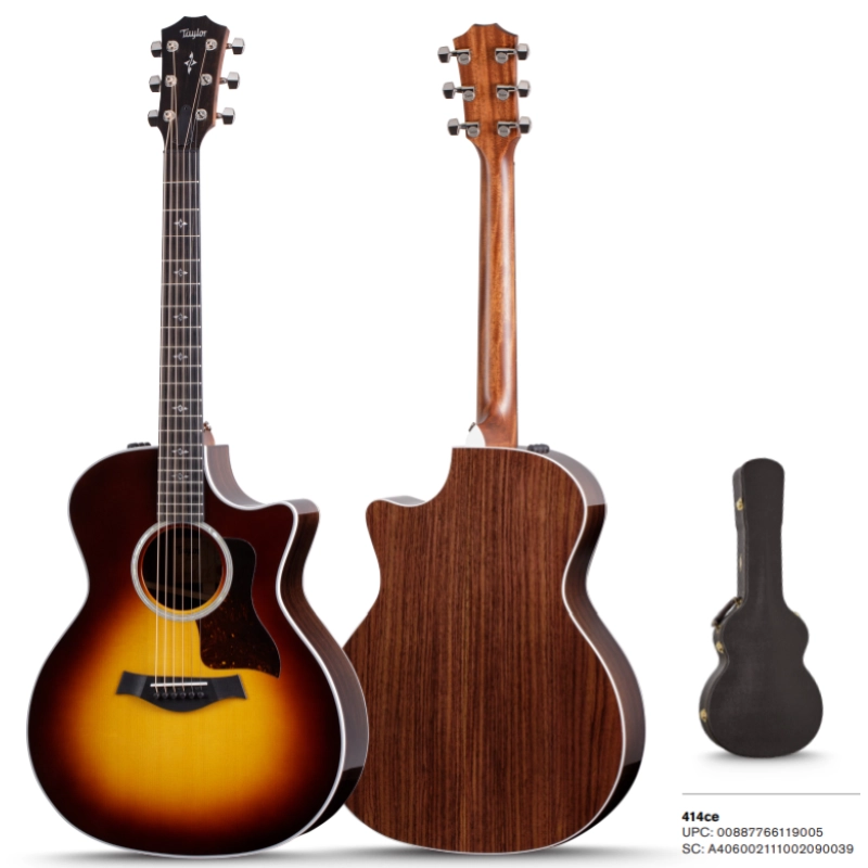 Taylor 414ce R V-Class Bracing Tobacco Sunburst Top Grand Auditorium