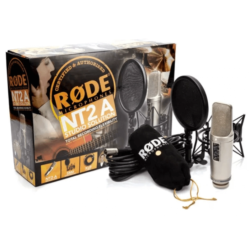 Rode NT2A Studio Solution Kit Completo Microfono a Condensatore con Accessori