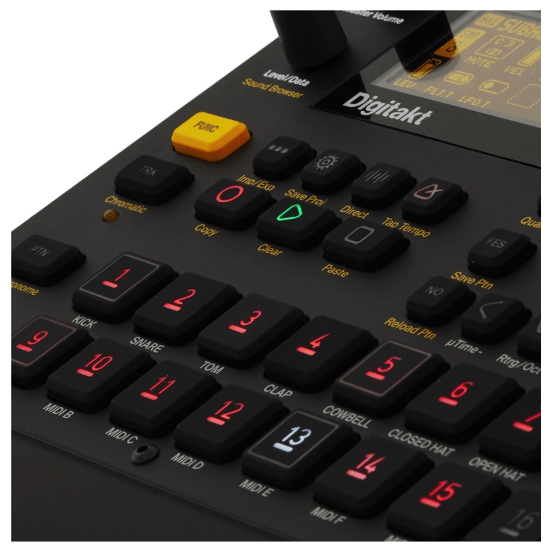Elektron Digitakt Drum Machine 8 Voci con Sampler 1GB