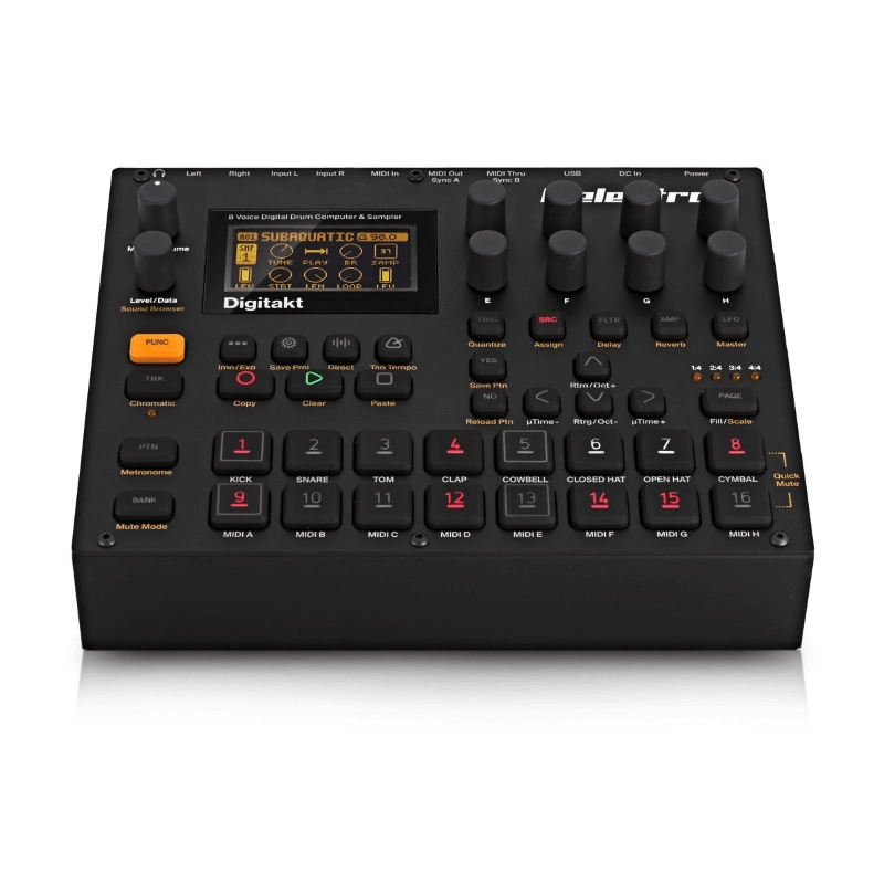 Elektron Digitakt Drum Machine 8 Voci con Sampler 1GB
