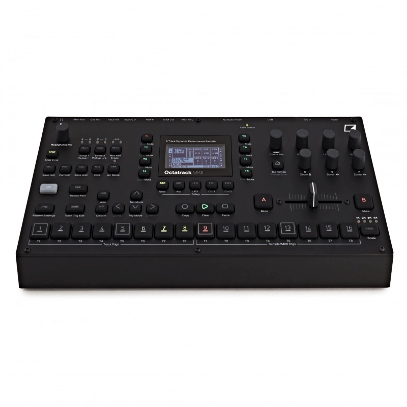 Elektron Octatrack MKII Black Campionatore Dinamico a 8 Tracce Nero