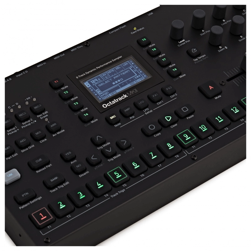 Elektron Octatrack MKII Black Campionatore Dinamico a 8 Tracce Nero