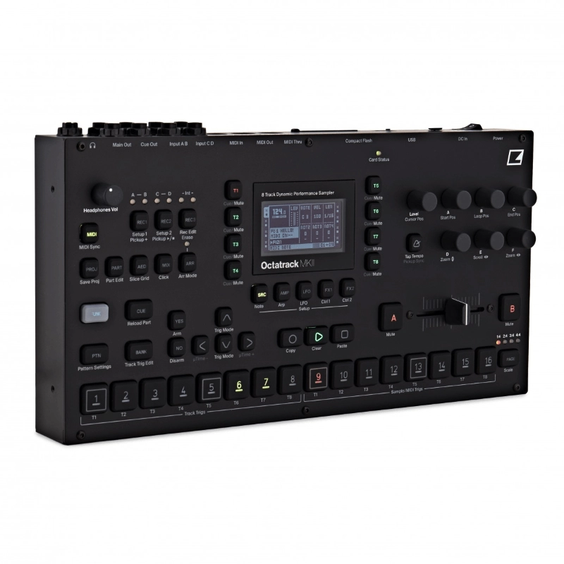 Elektron Octatrack MKII Black Campionatore Dinamico a 8 Tracce Nero