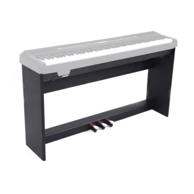 E-CHORD WS-10/B Supporto per Pianoforte SP1 nero completo di 3 Pedali