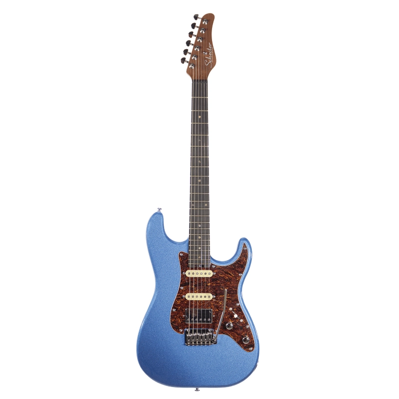 R66 Schecter Custom Traditional Santa Monica Deep Ocean Blue