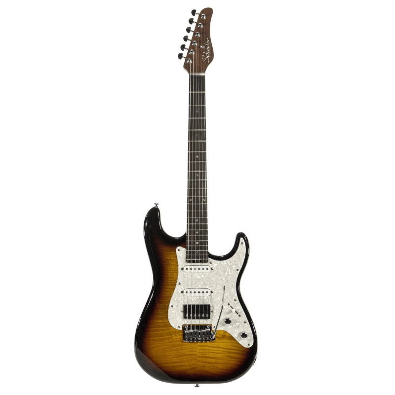 R66 Schecter Elite Traditional Modern 3 tone sunburst