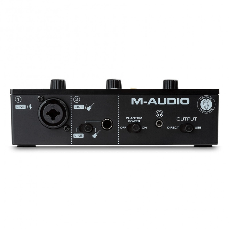 M-Audio M-Track Solo Interfaccia Audio USB 2 Canali con 1 Input Mic/Line/Instrument