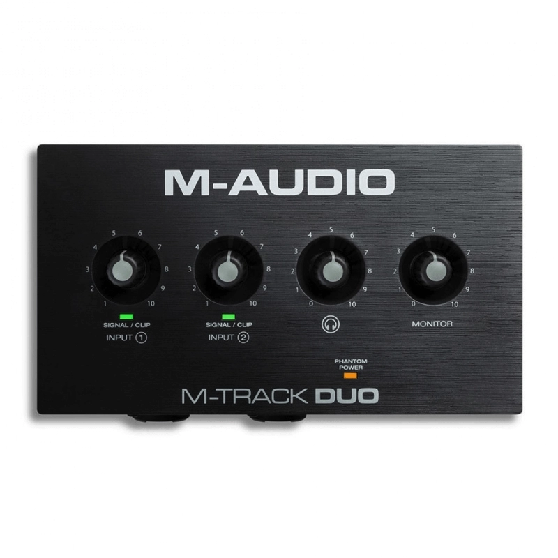 M-Audio M-Track Duo Interfaccia Audio USB 2 Canali con 2 Input Mic/Line/Instrument
