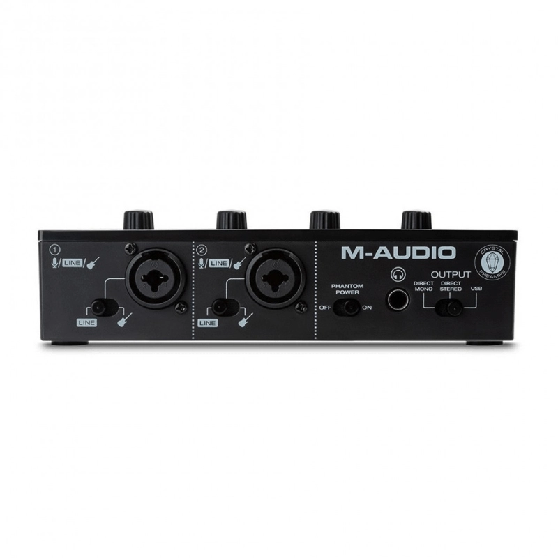 M-Audio M-Track Duo Interfaccia Audio USB 2 Canali con 2 Input Mic/Line/Instrument