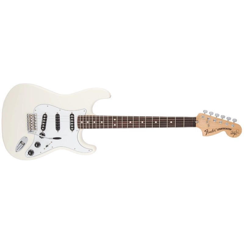 Fender Ritchie Blackmore Stratocaster®, Scalloped Rosewood Fingerboard, Olympic White 0139010305