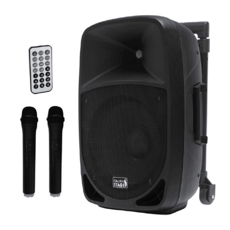 Italian Stage by Proel FR12AWV2 Diffusore Attivo 12" 200W a Batteria con Bluetooth e Media Player