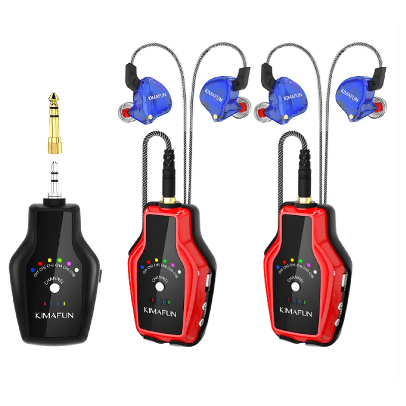 Kimafun KM G150-3 (T1+R2) Ear Monitor Wireless doppio