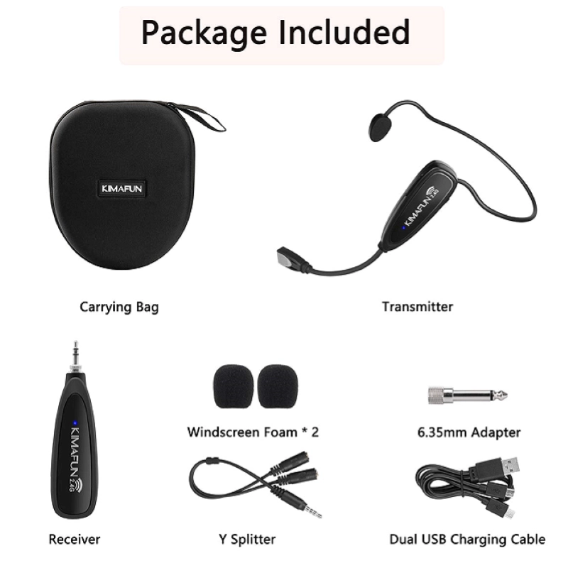 Kimafun KM G100-1 Radiomicrono Headset Fitness Waterproof