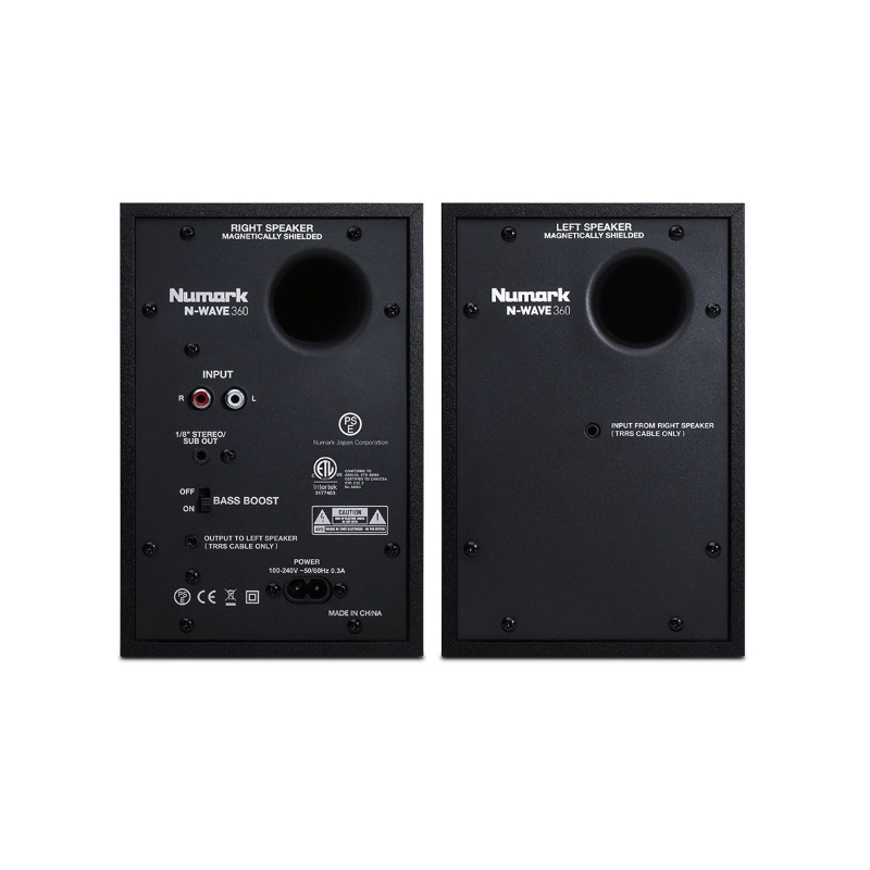 Numark N Wave 360 Coppia di Monitor Attivi 3"/1" 20W