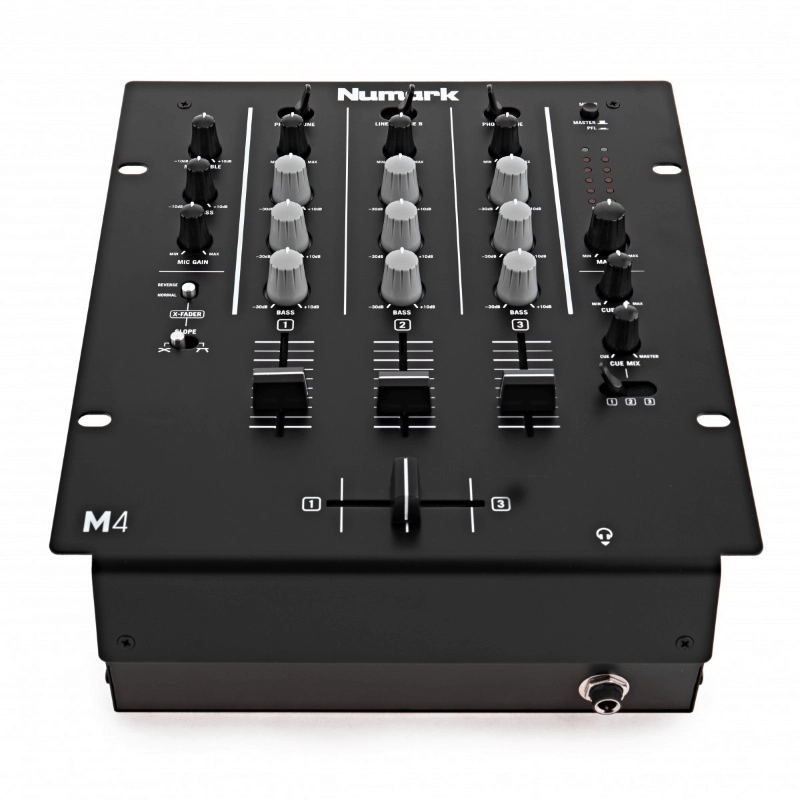 Numark M4 Black Mixer 3 Canali per DJ Nero