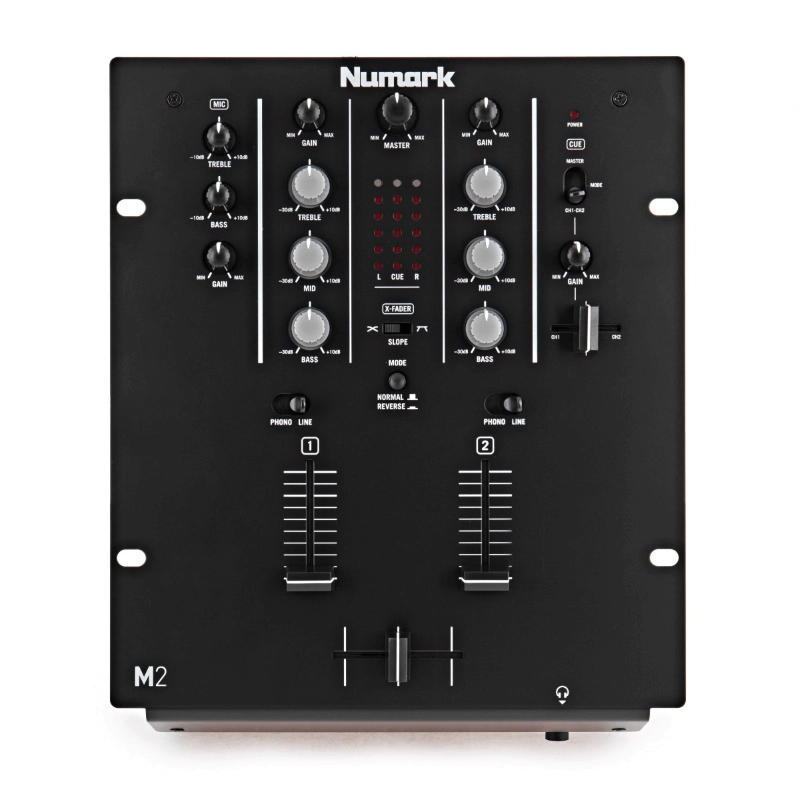 Numark M2 Black Mixer 2 Canali per DJ Nero