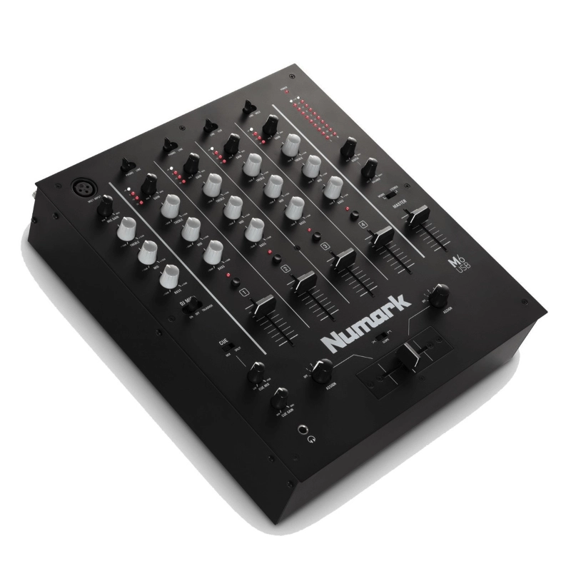 Numark M6 USB Black Mixer DJ 6 Canali con Scheda Audio Nero