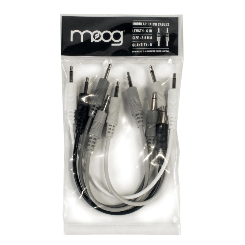 Moog Music Cavi da 6’’ per Mother 32 (5 pezzi) Cavi Patch per Mother 32 15cm
